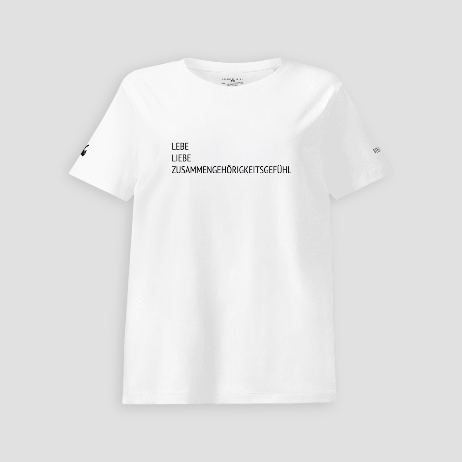 Lebe Liebe Zusammengehörigkeitsgefühl White Ladies Shirt. Funny Berlin Kills Me T-Shirt
