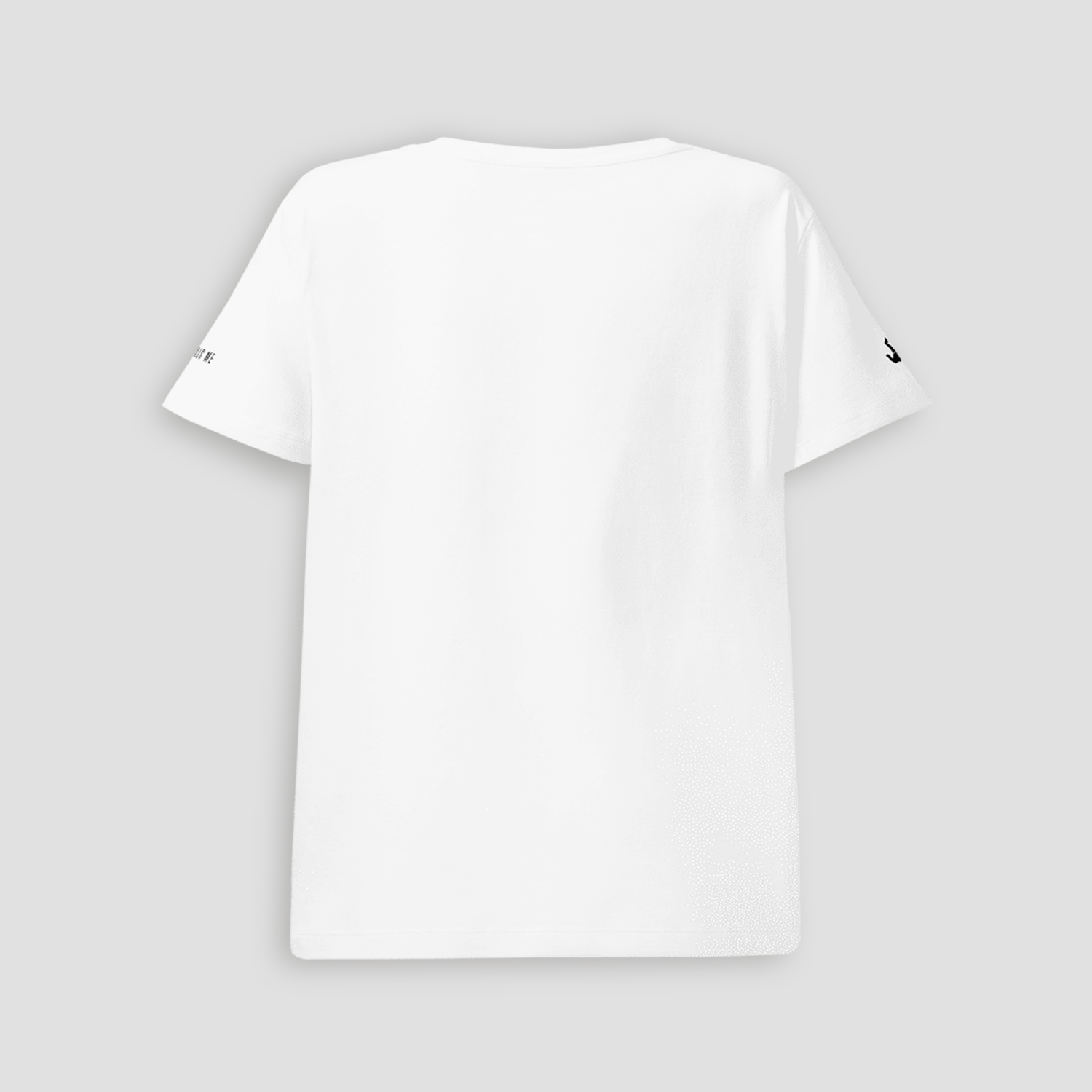 Back Berlin Kills Me Ladies Fitted White T Shirt