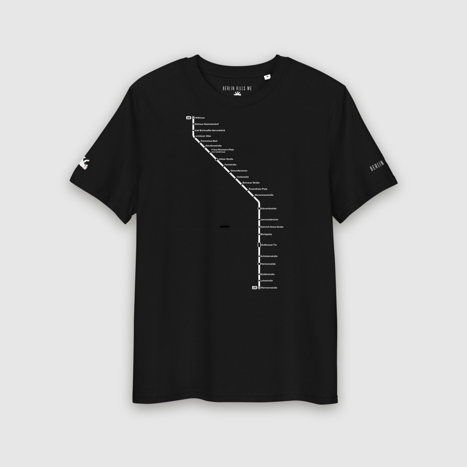Die U8 Berlin Black Unisex Shirt