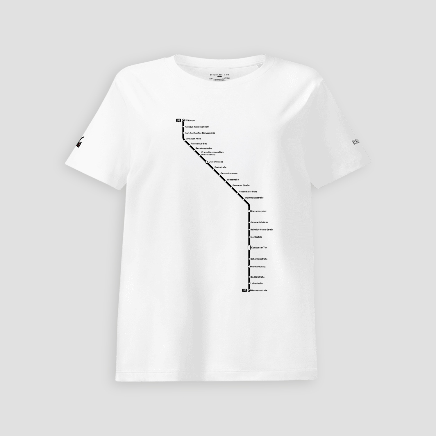 Die U8 Berlin White Organic Cotton Ladies Shirt
