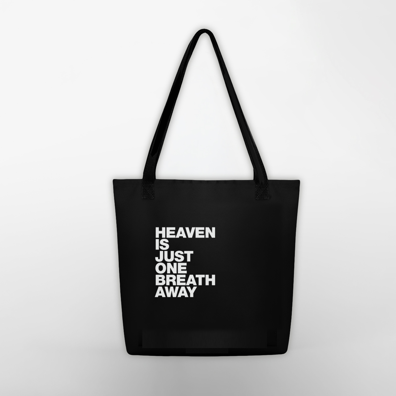 Heaven Is Just One Breath Away Front Berlin Kills Me Tote Bag