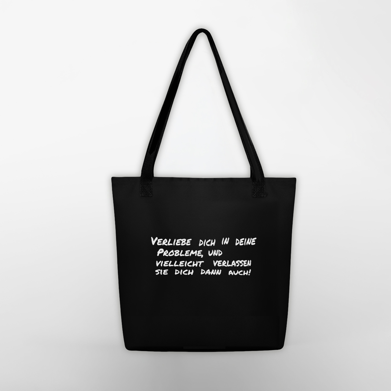 Verlieb Dich In Deine Probleme Tote Bag Front Berlin Kills Me
