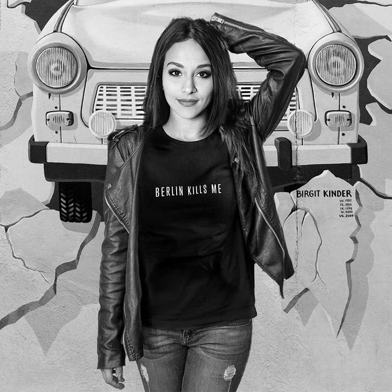 Berlin Kills Me Trabi Mural East Side Gallery Berlin