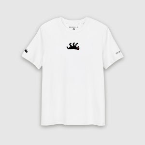 Classic Dead Bear Berlin Kills Me Printed White Unisex Shirt