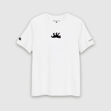 Classic Dead Bear Berlin Kills Me Printed White Unisex Shirt